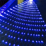 1.5x1.5M 3x2M 6x4M LED Net Mesh Fairy String Light Window Curtain Christmas Fairy Light Wedding Party Holiday Garland Light