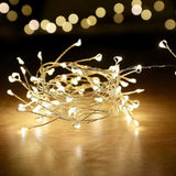 Christmas Gift 3M 5M Copper Wire 100/200 LED String Lights Firecracker Fairy Garland Light for Christmas Window Wedding Party USB Operated