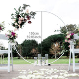 Cifeeo 60-200CM PVC Ring Balloon Arch DIY Wreath Frame Background Holder Circle Ballon Stand Wedding Birthday Party Decor Baby Shower