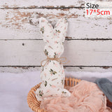 Cifeeo  Stuffed Rabbit Doll Easter Decoration For Home Cloth Art Bunny Ornaments Happy Easter Party Supplies Kids Gift