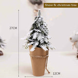 Christmas Gift Christmas Tree DIY Decorations For Home Mall Hotel Artificial Snowflake Cedar Pine Cone Trees Party Wood Xmas Hanging Ornaments