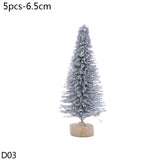 Christmas Gift Fake Pine Tree Mini Artificial Christmas Tree Mini Sisal Tree Miniature Tree Christmas Party Photo Prop For Christmas Ornament