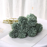 Cifeeo 1/5pcs Dandelion Flower Ball Simulation Bouquets Artificial Flower Wall Fake Flower Home Decoration Wedding Holding Flower