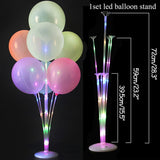 Cifeeo 35/70/130cm Balloon Stand Holder Wedding Decor Balloons Birthday party decorations kids ballon arch baloon stick party supplies