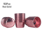 20/50pcs Rose Gold Cupcake Paper Liner Cake Wrappers Cup Oilproof Baking Cup Tray Case Birthday Wedding Party Caissettes Cups