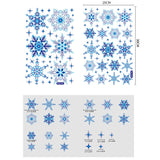 27Pcs Christmas Snowflake Window Sticker Christmas Wall Stickers Room Wall Decals Christmas Decorations for Home New Year 2021