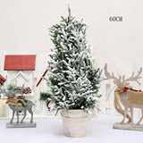 Christmas Gift New Year Artificial PE Mini Christmas Tree Ornament Tabletop Xmas Pine Trees Home Office Decoration Shopping Mall Festive Decor