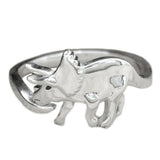 Dinosaur Rings Long-necked Dragon Stegosaurus Jewelry Toy Cute Animal Open Adjustable Ring Gift  for Women Rings