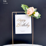 Happy Birthday Decoration Acrylic Flower Cake Topper For Birthday Party Black Transparent Topper Baking Cake Decoration Supplies