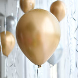 Christmas Gift 50/100pcs Metallic Latex Balloons 5/10/12 Inch Gold Silver Chrome Ballon Wedding Decorations Globos Birthday Party Supplies