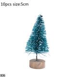 Christmas Gift Fake Pine Tree Mini Artificial Christmas Tree Mini Sisal Tree Miniature Tree Christmas Party Photo Prop For Christmas Ornament