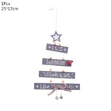 Christmas Gift Wooden Christmas Decoration for Home Christmas Tree Pendant Christmas Wood Ornaments Navidad New Year 2023