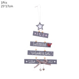 Christmas Gift Wooden Christmas Decoration for Home Christmas Tree Pendant Christmas Wood Ornaments Navidad New Year 2020