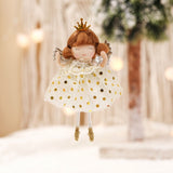 Christmas Gift Bubble Girl Cute Sequins Skirt Fairy Tale Wind Heart Angel Birthday Gift Decoration Christmas Tree Ornament Dolls Navidad 2022