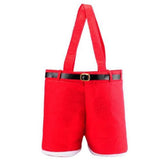 Christmas Trouser Bag Santa Pants Rompers Large Handbag Red Wine Cover Candy Bag Gift Xmas Decorations For Home Party Wholesale