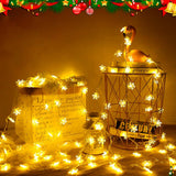 FRIGG LED String Fairy Lights Xmas Snowflakes Snowman 2022 Christmas Ornament Decorations For Home Noel Navidad New Year 2023