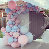 Christmas Gift 102Pcs Macaron Pink Blue Latex Balloons Garland Arch Kit Birthday Fall Decorations Wedding Pastel Engagement Baby Shower Supplie