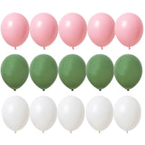 Christmas Gift 15/20pcs 10inch Balloon Kit Avocado Green White Gold Confetti Balls Birthday Wedding Jungle Party DIY Decoration Home Supplies