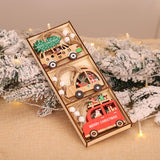 Christmas Gift Wooden Christmas Pendant Merry Christmas Decor for Home 2021 Navidad Ornaments Christmas Tree Decor Xmas Gifts New Year 2022