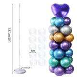 Christmas Gift 7/11 Tubes Air Balls Stand Stick Baloon Stand Holder Wedding Decoration Metallic Balloons Adult Birthday Balloons Party Supplies