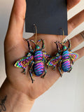 Cifeeo The Psychedelic Earrings //dragonfly Earrings//cicada Earrings//snake Earrings//bee Earrings