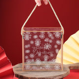 StoBag 10pcs Transparent Portable Box Wedding Birthday Party Baby Shower Baking Cookies Cake Boxes And Packaging Decoration