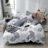 Cifeeo White Black Cow Leopard Printed Bed Cover Set Kids Duvet Cover Adult Boys Girls Bed Linen Bedsheet and Pillowcase Bedding Sets