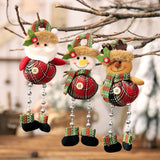 Christmas Gift Supplier 2021 Christmas Decorations for Home Pendants Navidad Christmas Tree Ornaments Hanging Doll Craft Decor Kids Gift