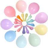 Cifeeo  50/100Pcs 5/10/12Inch Candy Macaron Balloons Wedding Decoration Balloon Garland Arch Kit Rainbow Birthday Party Helium Baloon