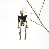Christmas Gift Human Skeleton Ornaments Car Pendant Halloween Decoration Home Party Haunted House Skull Ornament 15*5cm