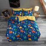 Cifeeo White Black Cow Leopard Printed Bed Cover Set Kids Duvet Cover Adult Boys Girls Bed Linen Bedsheet and Pillowcase Bedding Sets