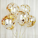 Christmas Gift 10pcs/lot Glitter Confetti Latex Balloons Romantic Wedding Decoration Gold Clear Birthday Party Decoration Kids Baby Shower