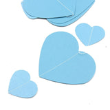 1PC 2.1M Heart Shape Hanging Paper Garland Floral String For DIY Home Decoration Party Supplies Wedding Paper Garland Banner