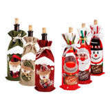 Christmas Wine Bottle Cover Merry Christmas Decorations For Home  Christmas Ornament New Year  Xmas Navidad Gifts