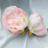 10pcs High Simulation Core Peony Flower Head Silk Flower DIY Wedding Flower Wall Background Decoration Silk Rose