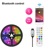 Cifeeo USB 5050 LED Strip Light  Bluetooth RGB 5V RGB Lights Flexible LED Lamp Tape Ribbon RGB TV Desktop Screen BackLight Diode Tape