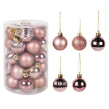 34pcs/lot Colorful Christmas Balls Xmas Tree Ornaments Christmas Tree Balls Kerst Navidad Natal Decorations New Year 2021 Gift
