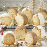 3Pcs/Set Christmas Snowman Santa Claus Elk Bear Cookie Mold Christmas Gift Plastic Christmas Pattern Mold DIY Baking Tools