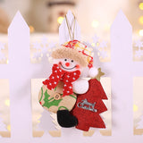 Christmas Gift Supplier 2021 Christmas Decorations for Home Pendants Navidad Christmas Tree Ornaments Hanging Doll Craft Decor Kids Gift