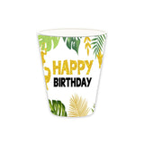 Wild One Kids 1st Birthday Party Palm Leaf One Cake Topper Baby First one year old Birthday party Cake Decor Jungle Safari Party