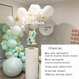 Christmas Gift 121pcs Pastel Macaron Mint White Balloons Garland Arch Kit Gold Confetti Balloon for Baby Shower Birthday Wedding Party Supplies
