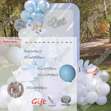 Christmas Gift 60Pcs Maca blue White Birthday Balloons Decorations Party Car Decoration Accessories Latex Balloons Girl Balloons Latex Other