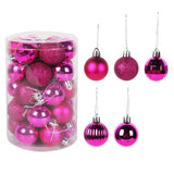 34pcs/lot Colorful Christmas Balls Xmas Tree Ornaments Christmas Tree Balls Kerst Navidad Natal Decorations New Year 2021 Gift