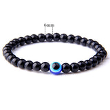 Volcanic Stone Bracelet for Men Lava Wooden 8mm Beads Bracelet Tibetan Buddha Wrist Chain Women Men's Jewelry Gift Bracelets