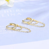 Long Chain Earring For Women  Earrings Fashion Silver Jewelry New