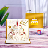 Birthday Card for Kids Mom Dad Wife 3D Pop-Up Party Balloons Greeting Cards Anniversary Handmade Gifts