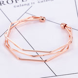 Graduation Gift  New Women multilayer Open Wide Style Cuff Bracelet Bangle Jewelry Women statement jewelry indian bangles christmas jewelry