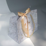 Cifeeo  New Creative High-Quality Grey Marble Gift Bag For Christmas/Wedding/Baby Shower/Birthday Party Favors Gift Packaging Box