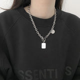 Cifeeo-Letter Hip Hop Style Necklace