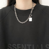 Cifeeo-Letter Hip Hop Style Necklace